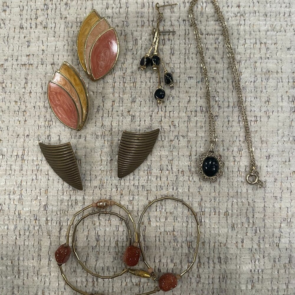 Lot of Vintage Necklaces and Earrings